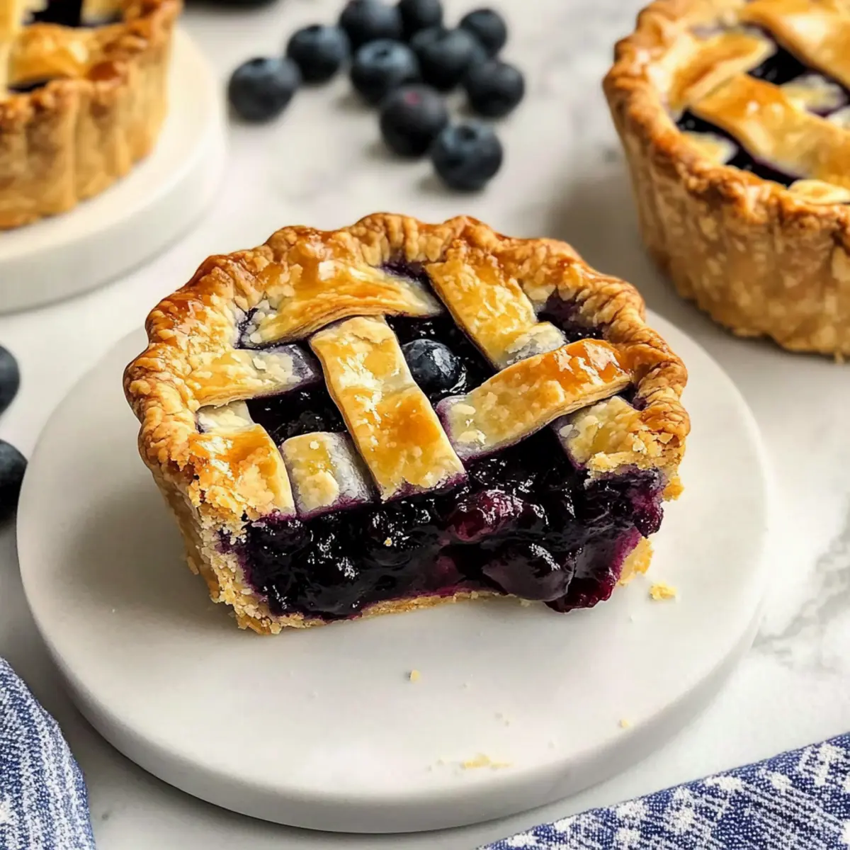 Mini Blueberry Pies