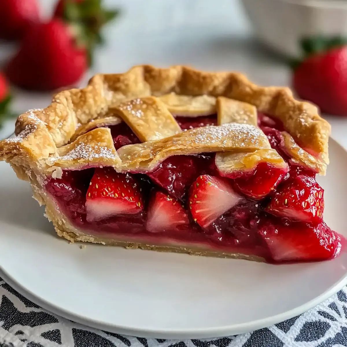 Strawberry Rhubarb Pie