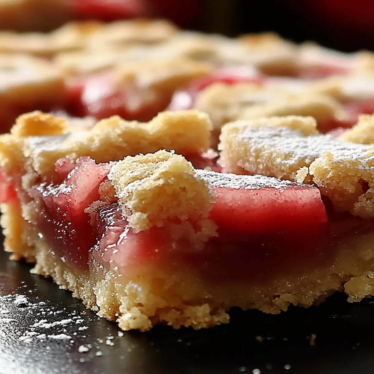 Rhubarb Shortbread Bars