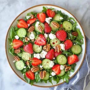 Strawberry Arugula Salad