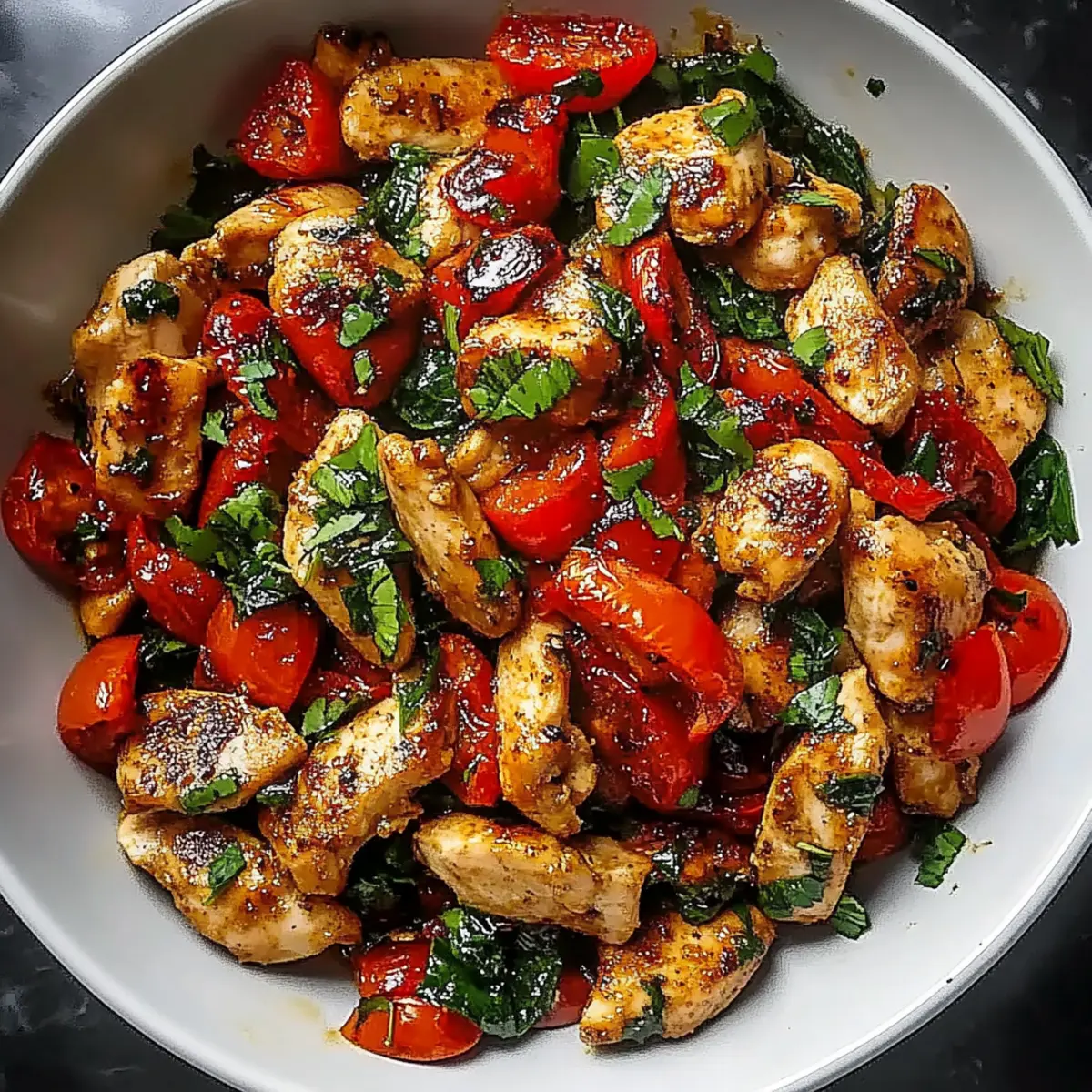 Mediterranean Chicken Stir Fry