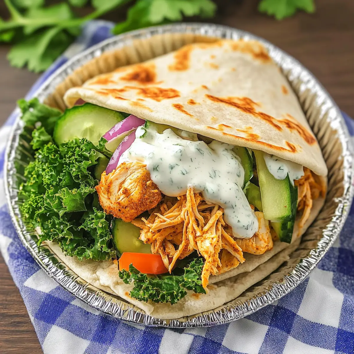 Slow Cooker Chicken Shawarma