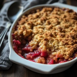 Rhubarb Crisp Recipe