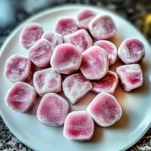 Frozen Rhubarb Yogurt Bites