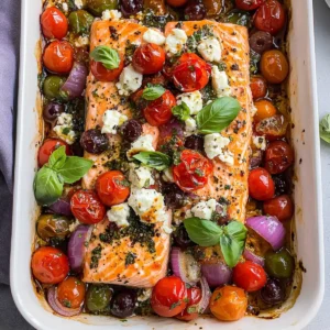 Baked Feta Salmon