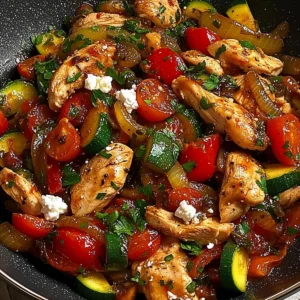 Mediterranean Chicken Stir Fry