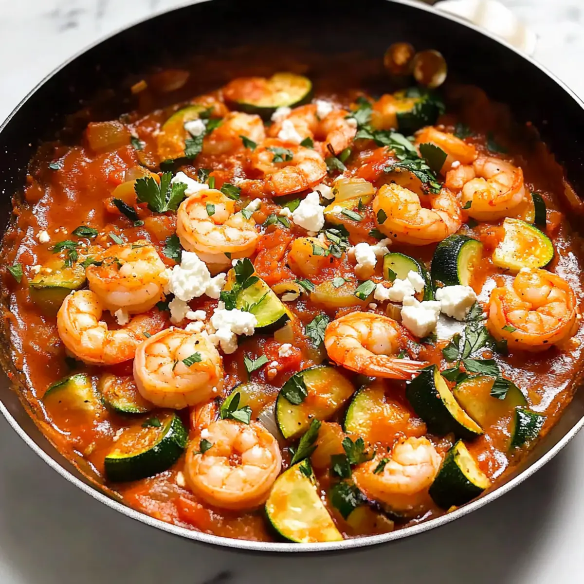 Mediterranean Shrimp Skillet