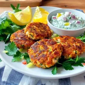 Mediterranean Salmon Patties