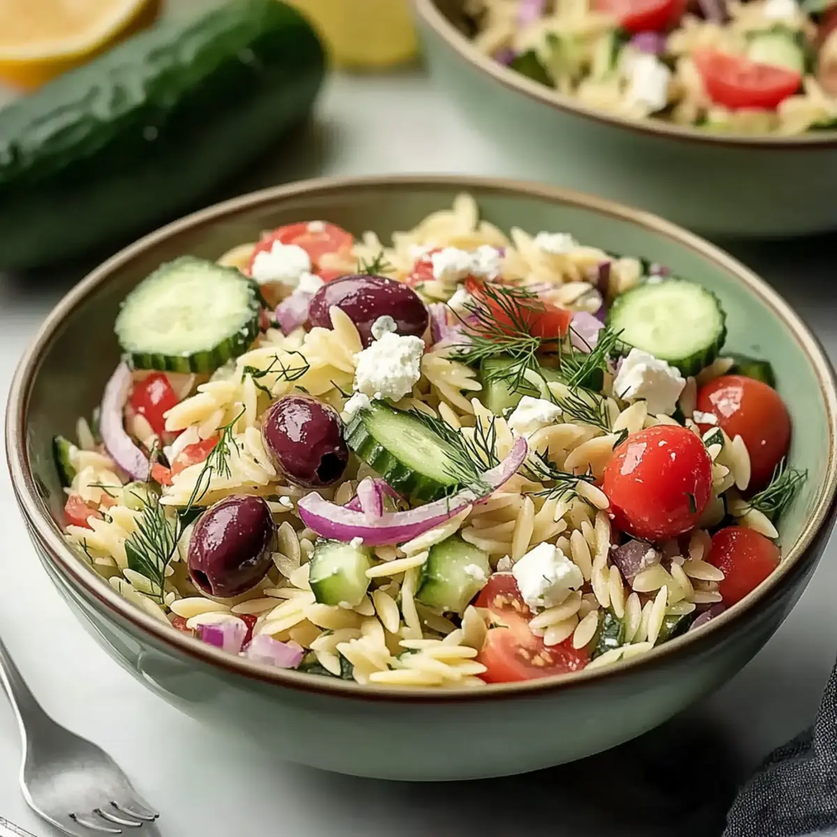 Mediterranean Orzo Pasta Salad