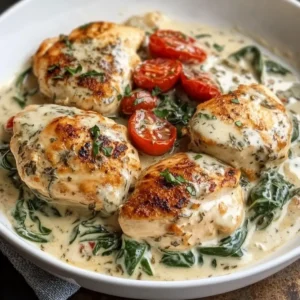 Creamy Mediterranean Chicken Skillet