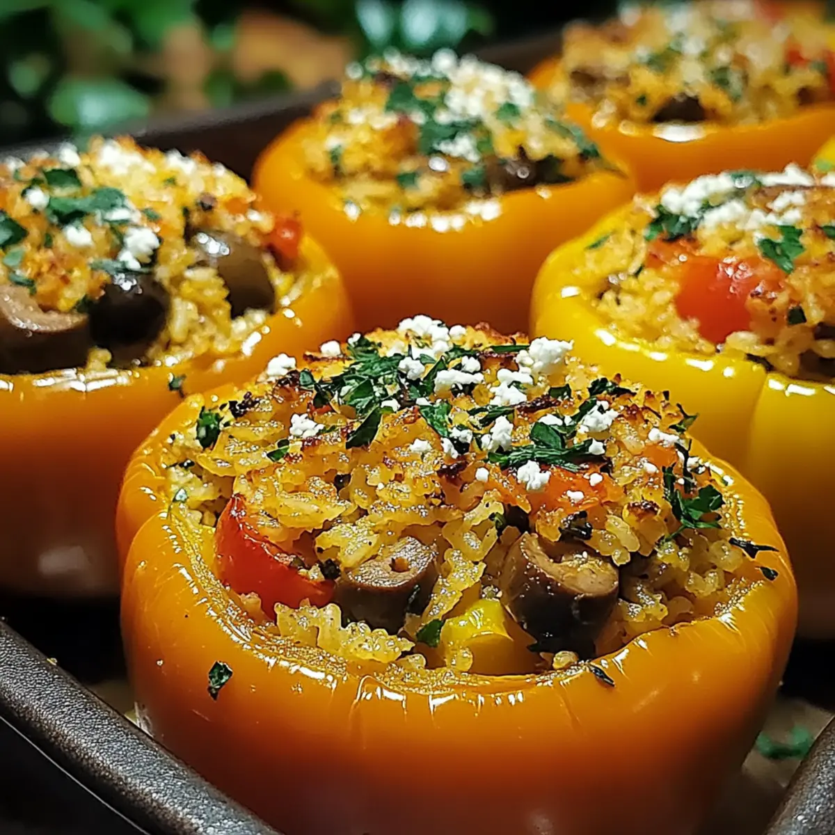 Mediterranean Stuffed Bell Peppers