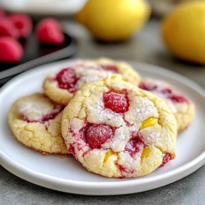 Lemon Raspberry Cookies