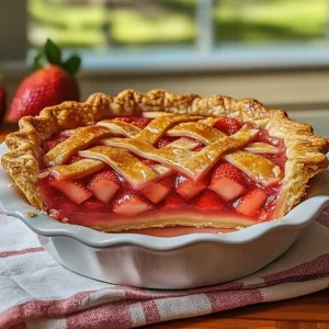 Classic Strawberry Rhubarb Pie