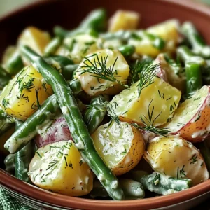 Creamy Green Bean Potato Salad