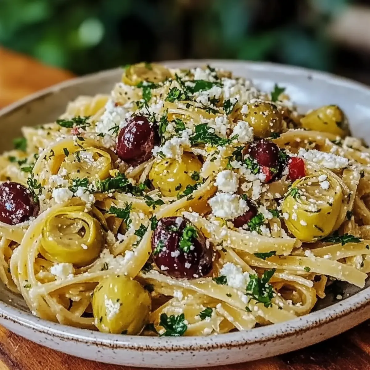 Fresh Lemon Herb Mediterranean Pasta Salad