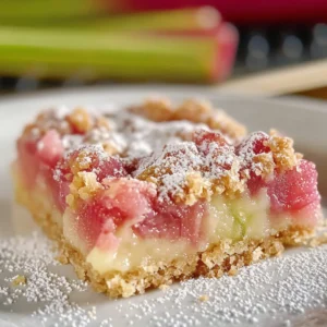 Rhubarb Dream Bars