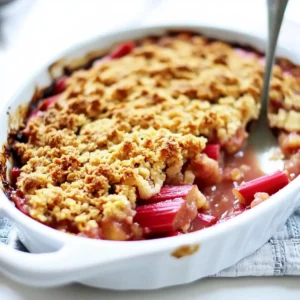 Rhubarb Crumble Recipe