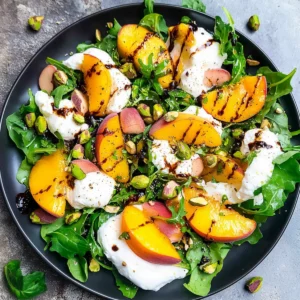 Peach Burrata Salad