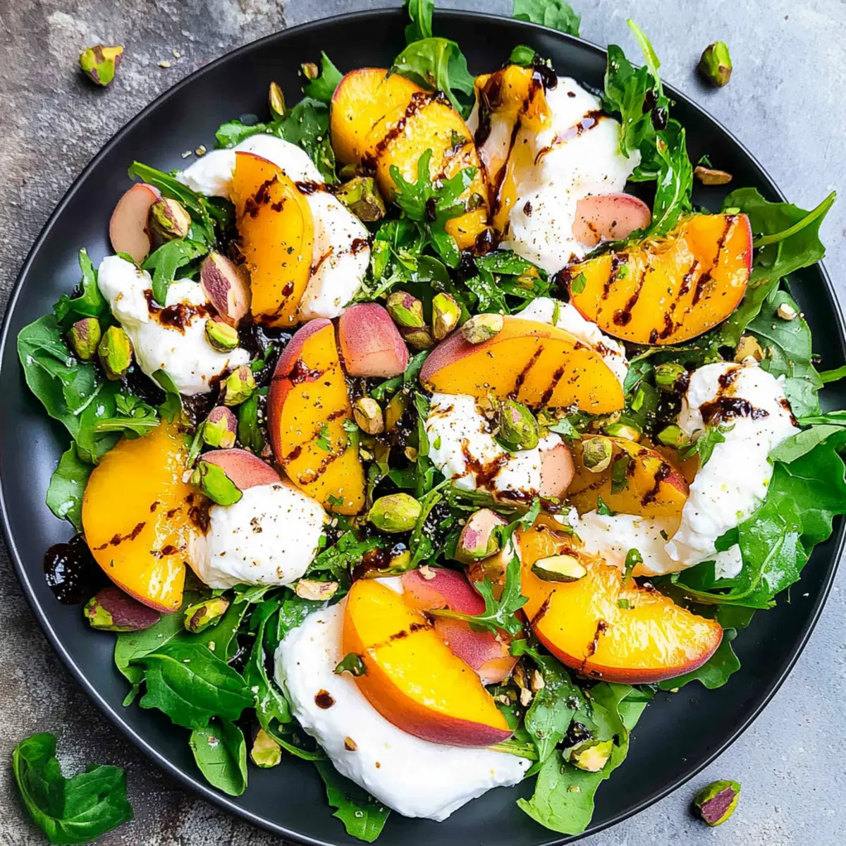 Peach Burrata Salad