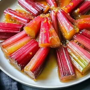 Sweet Roasted Rhubarb