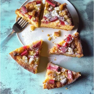 Quick Rhubarb Cake