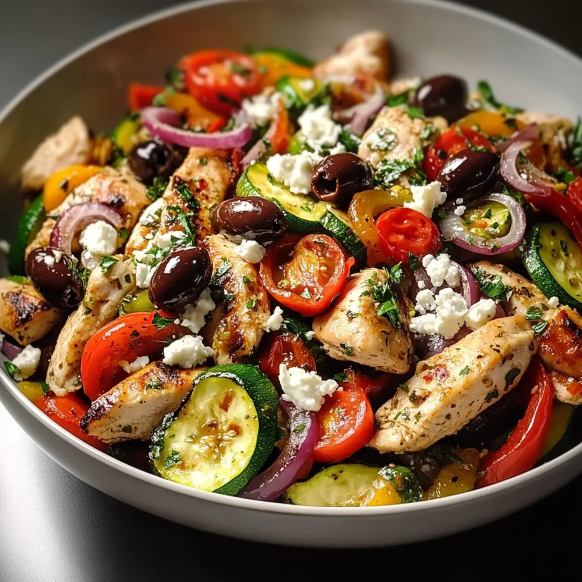 Mediterranean Chicken Stir Fry