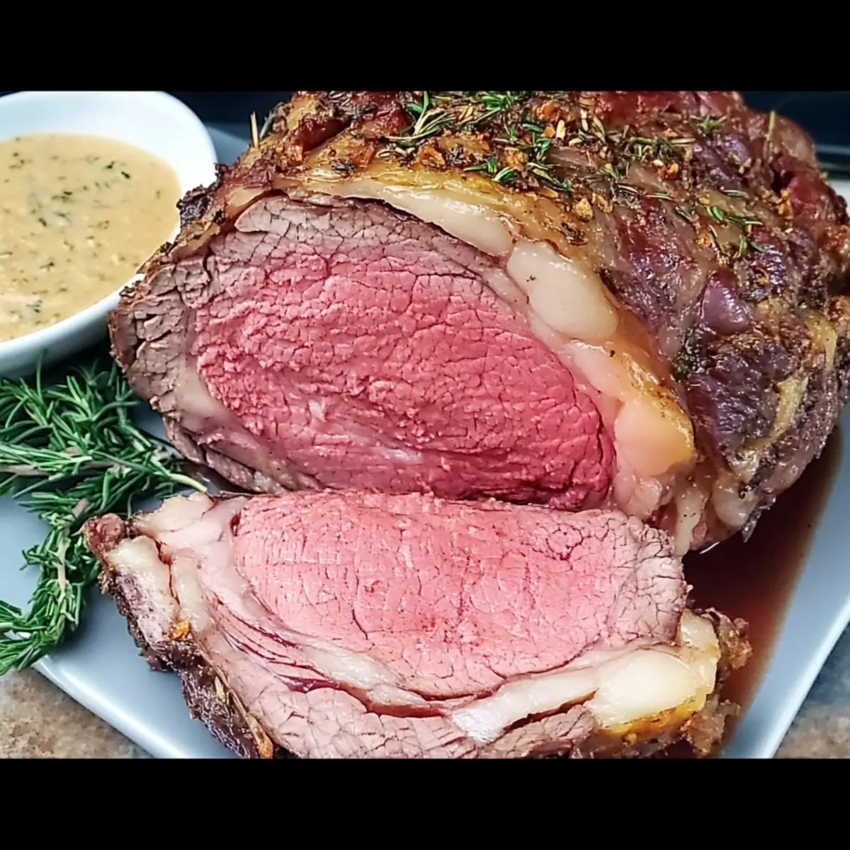 Garlic Herb Prime Rib