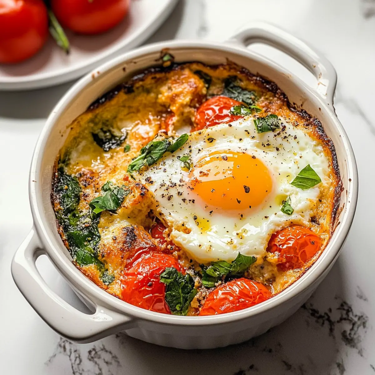 Baked Feta Eggs