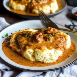 Biscuits and Chorizo Gravy