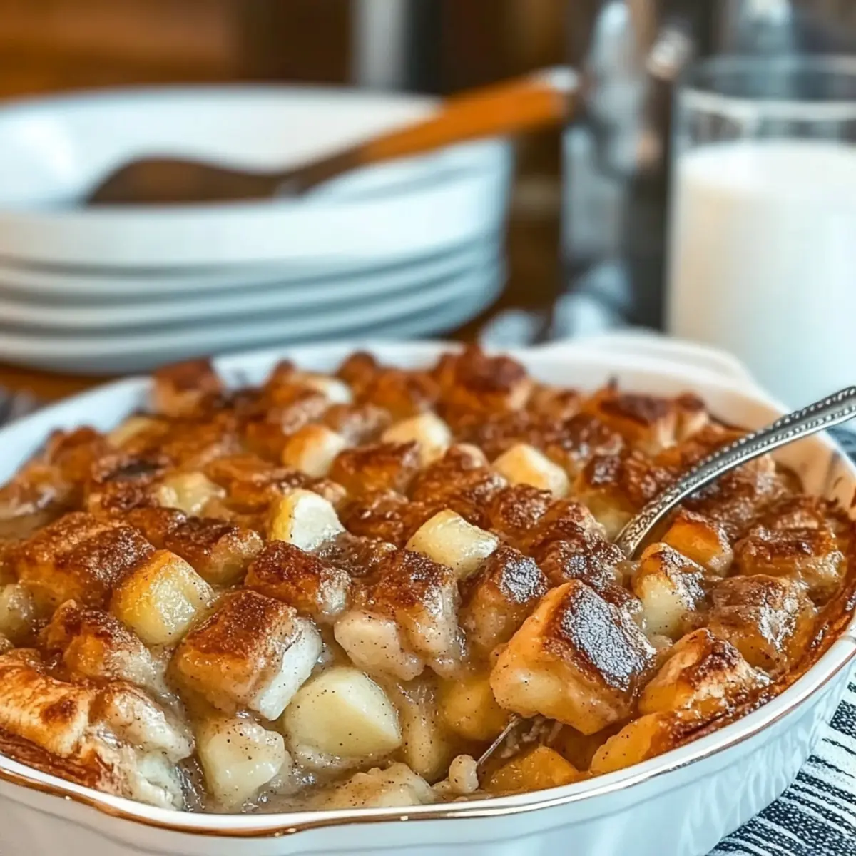 Apple Fritter Breakfast Casserole