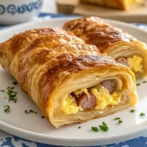 Sausage Egg Breakfast Roll-Ups