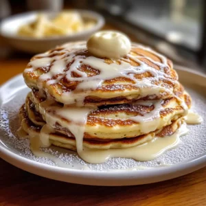 Cinnamon Roll Pancakes