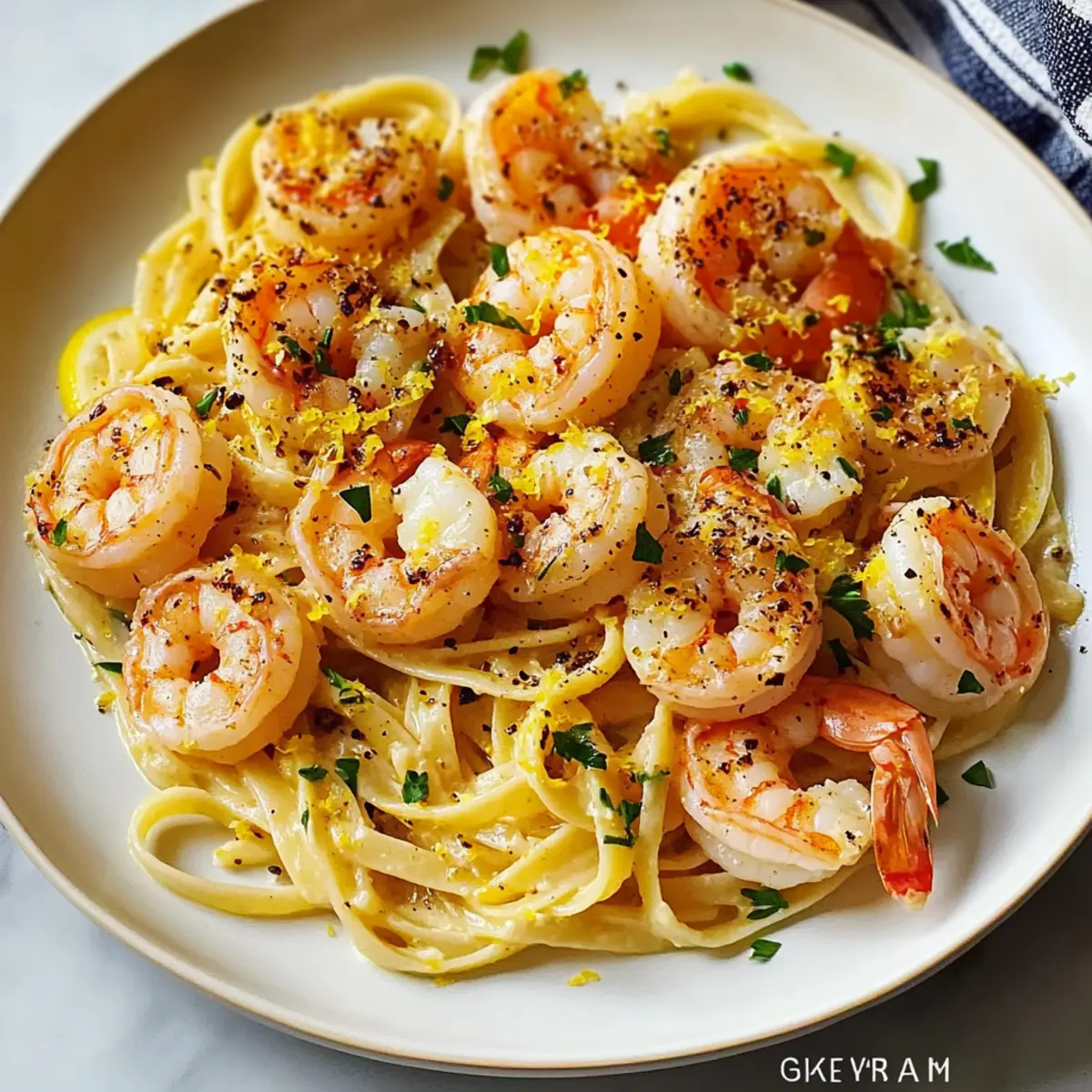 Creamy Shrimp Scampi
