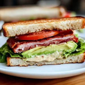 BLT Sandwich on Sourdough Bread