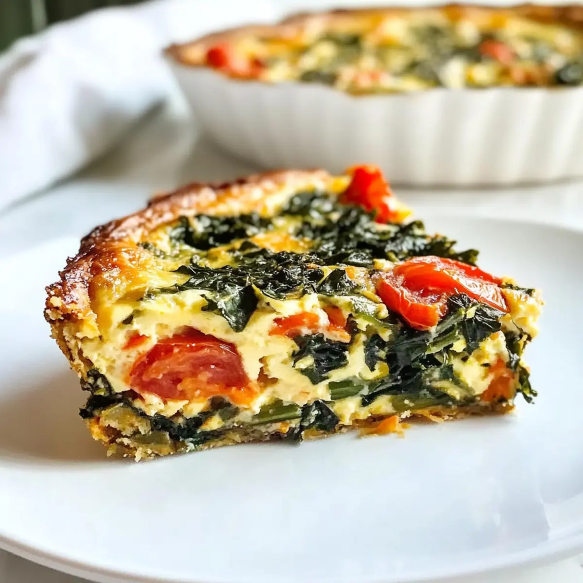 Crustless Garden Vegetable Quiche