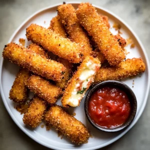 Homemade Mozzarella Sticks