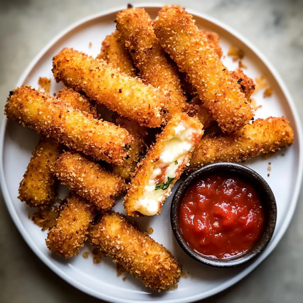Homemade Mozzarella Sticks