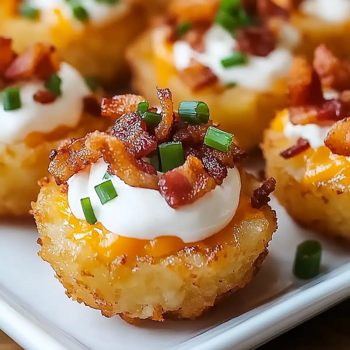 Loaded Tater Tot Appetizers