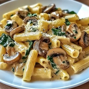Tuscan Mushroom Pasta Skillet