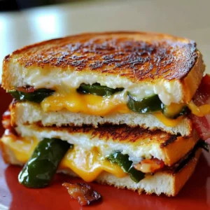 Jalapeno Popper Grilled Cheese
