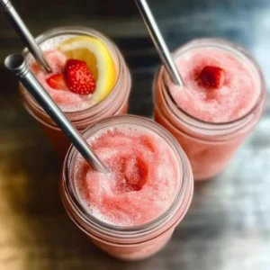 Frosted Strawberry Lemonade