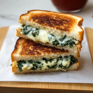 Spinach Artichoke Grilled Cheese