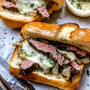 Steak Sandwich with Herb Garlic Butter