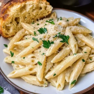Garlic Penne Pasta