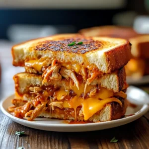 BBQ Chicken Grilled Cheese