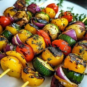 Grilled Vegetable Kabobs