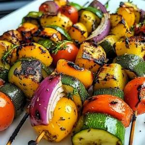 Grilled Vegetable Kabobs