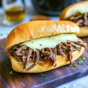 Slow Cooker Pulled Beef for Sandwiches or Tacos