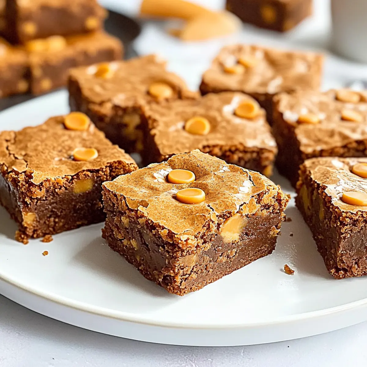 Butterscotch brownies