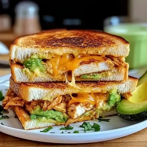 Chicken Avocado Melt Sandwich